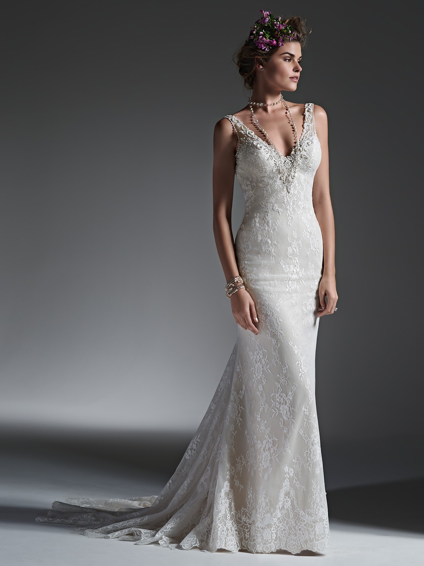 Minimal Lace: Perri by Sottero and Midgley - Love Maggie