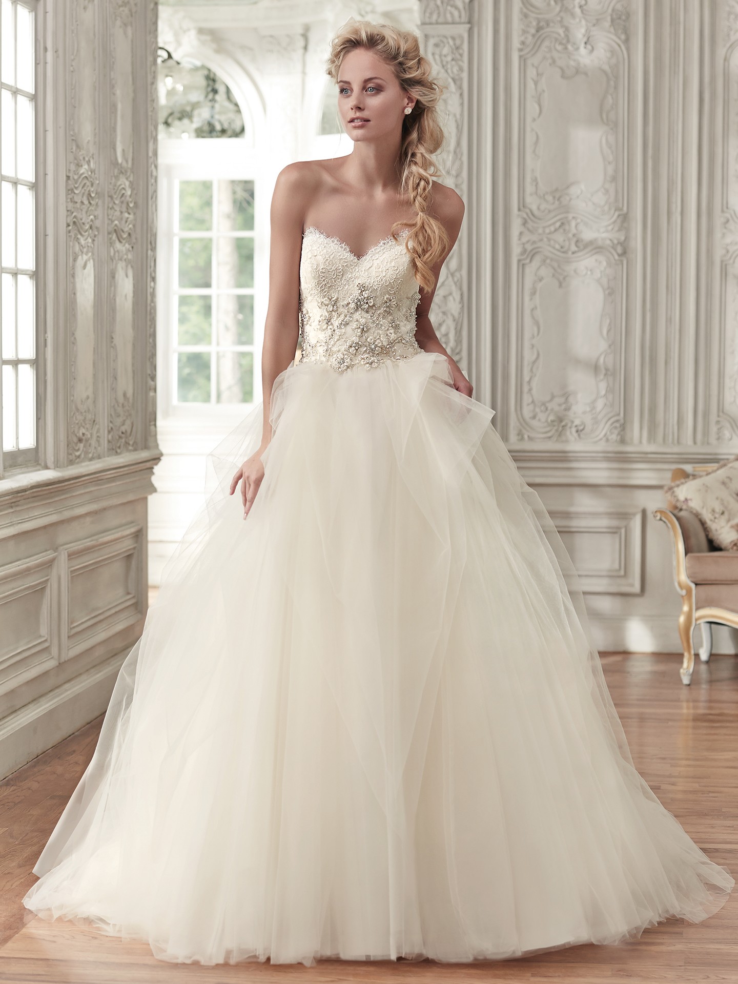 Maggie sottero ball cheap gown wedding dress