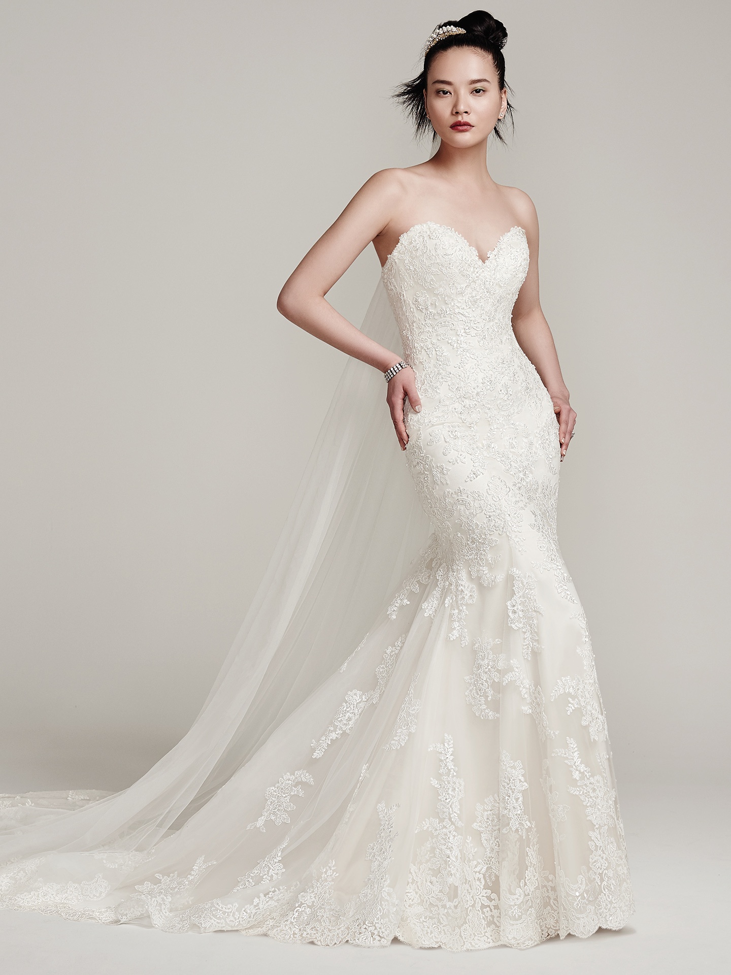 Fit And Flare Wedding Gown Sottero And Midgley Maggie Sottero