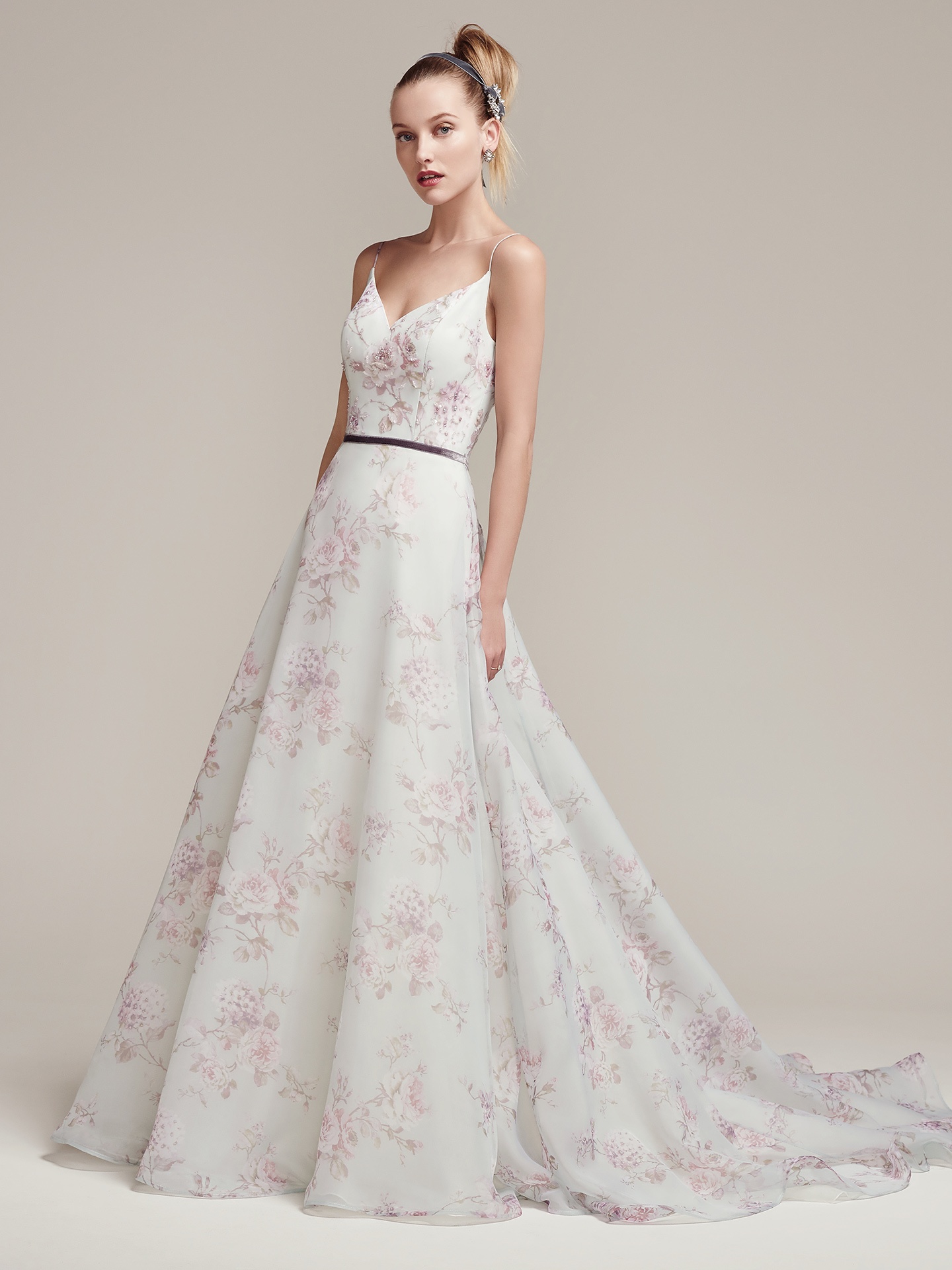 pastel and floral gowns - Kira by Sottero and Midgley