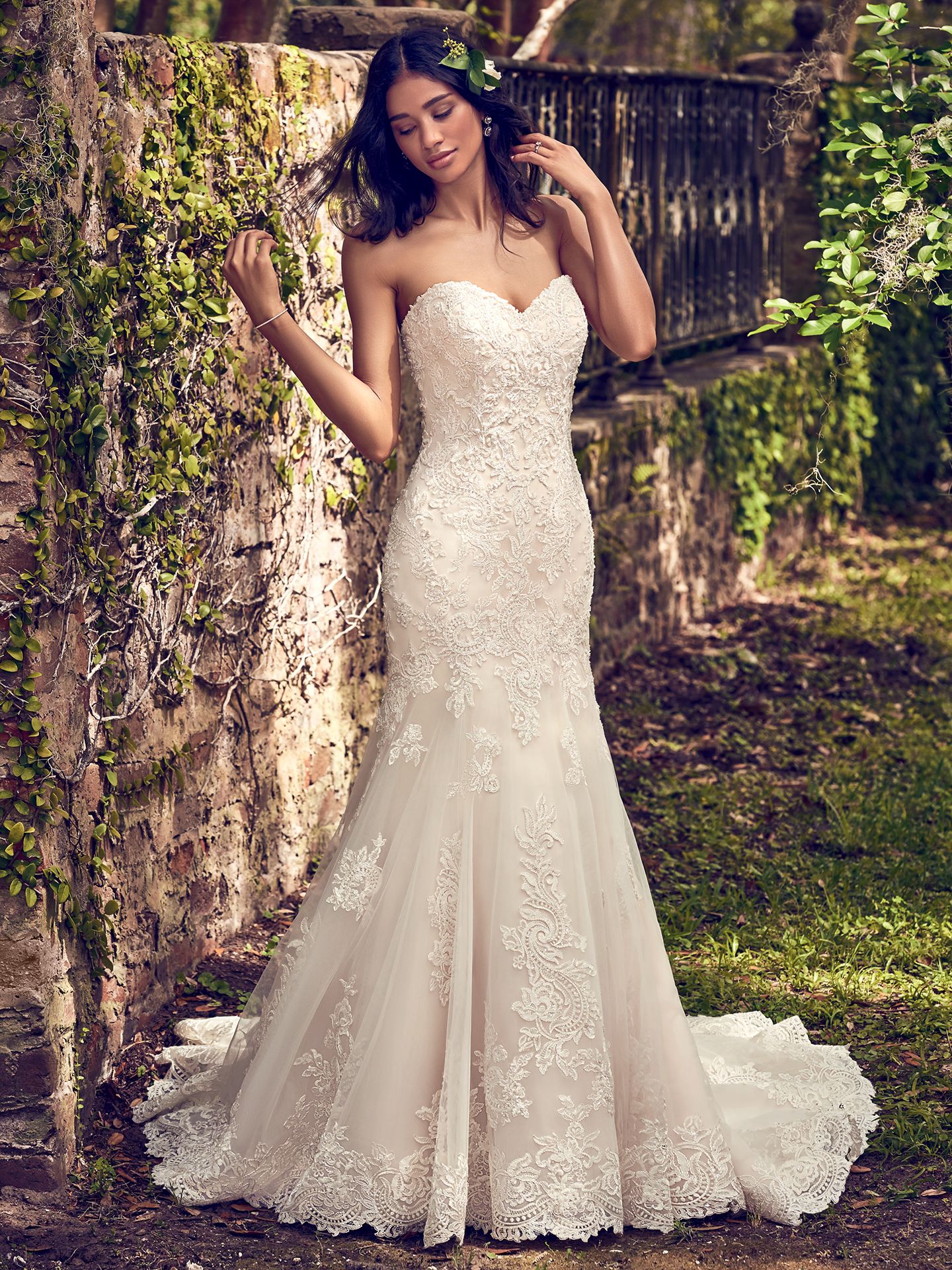 maggie sottero fit and flare wedding dresses