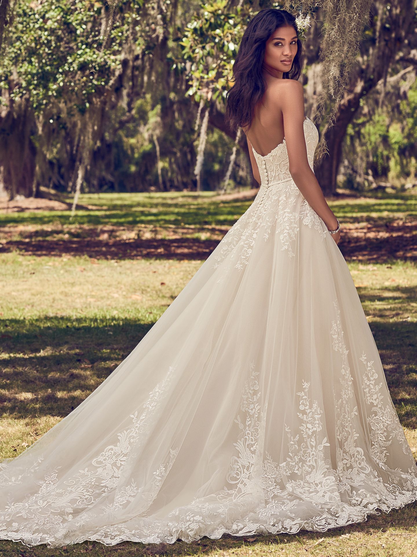 Viola princess ball gown wedding dress by Maggie Sottero. Modern Royalty: Wedding Dresses Inspired by the Royal Engagement