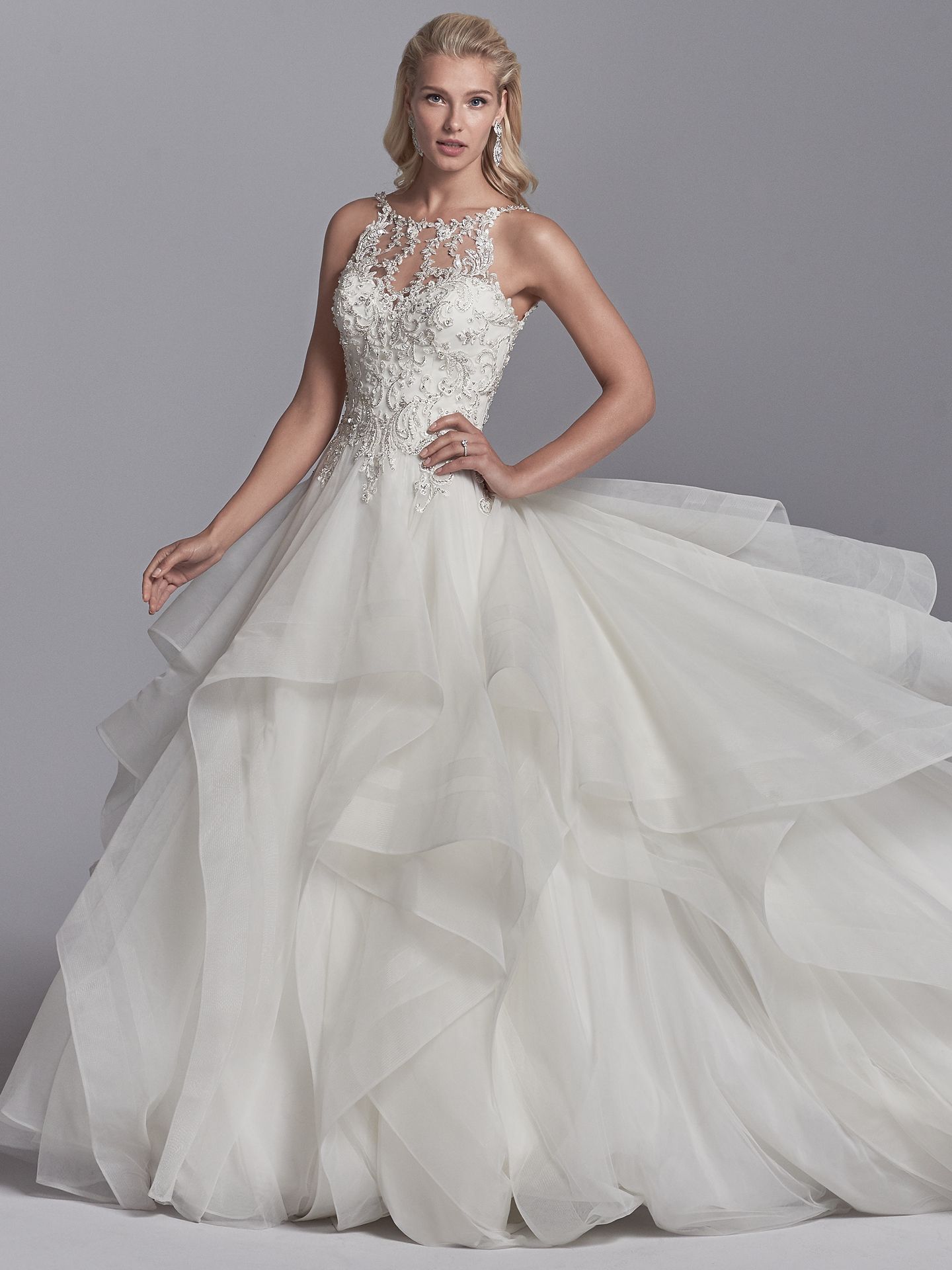 Murphy wedding dress by Sottero and Midgley. Modern Royalty: Wedding Dresses Inspired by the Royal Engagement