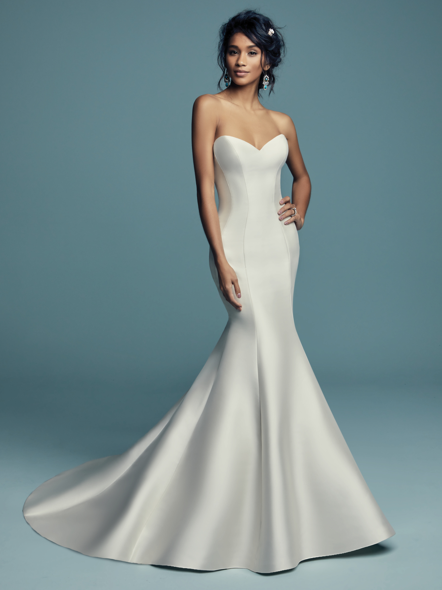 Silk and Silk Alternatives for the Glamorous Bride - Cassidy wedding dress by Sottero and Midgley