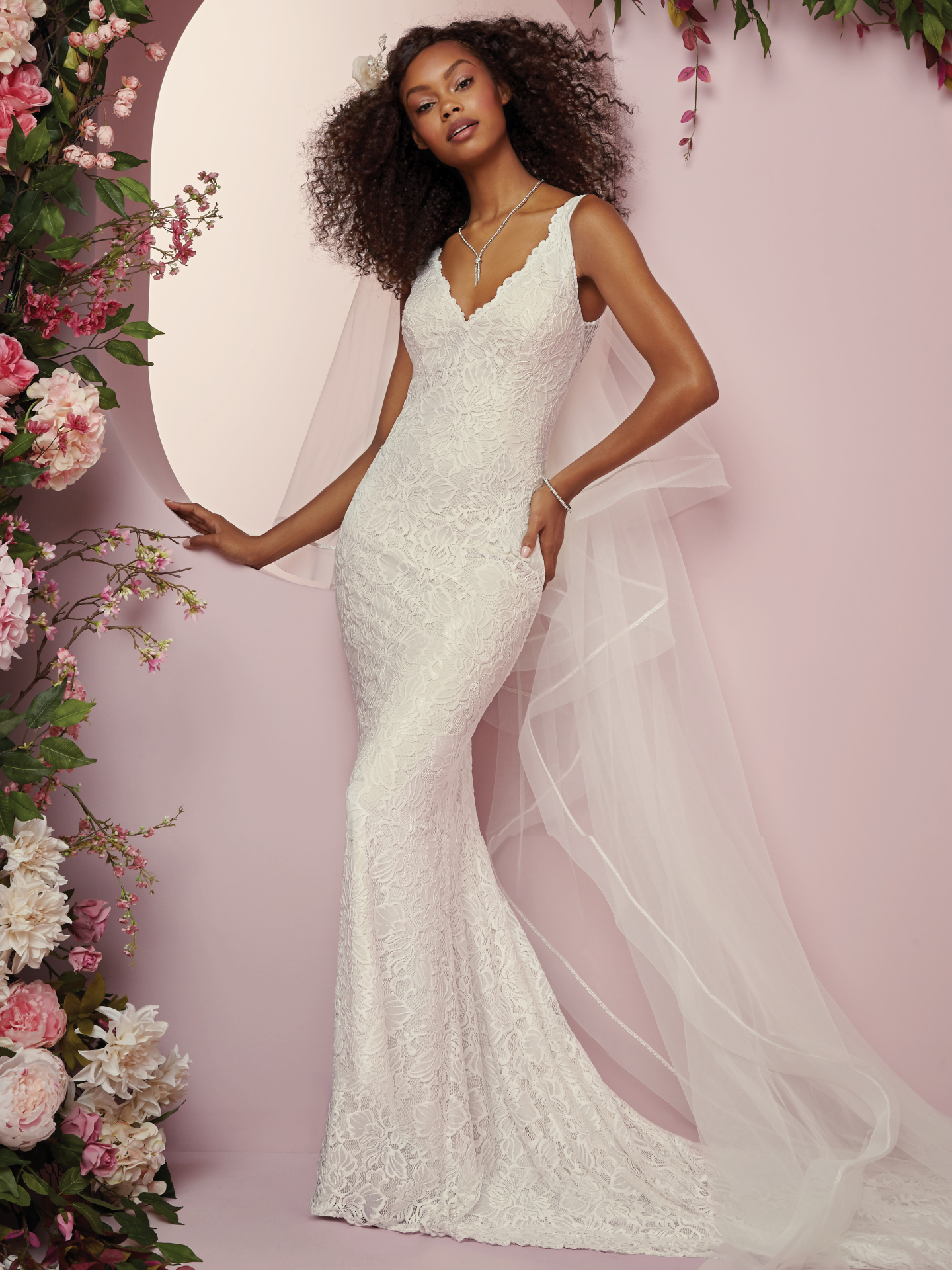 10 relaxed wedding dresses from our Camille collection by Rebecca Ingram - Choose Tina for vintage-inspired lace.